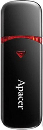 Накопитель USB Apacer AH333 64GB AP64GAH333B-1 Black USB2.0, пластиковый корпус, с колпачком