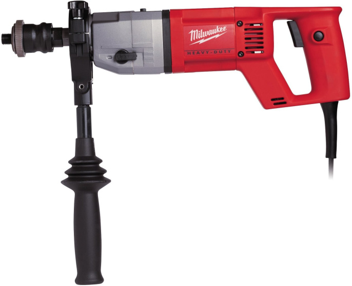 Дрель Milwaukee DD2-160XE 4933368690 для сухого алмазного бурения, 1500 Вт, патрон кулачковый стандартный , 2 скорости, режимы: сверление/сверление с ударом, кабель 4 м,вес 4.2 кг