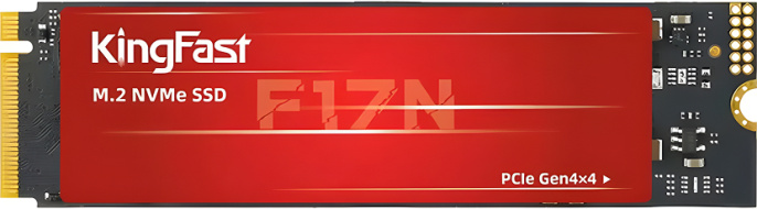 Накопитель SSD KingFast F17N 2TB М.2, PCI Express 4.0 x4, 3D TLC NAND, скорость чтения/записи: 6434/5461MB/s