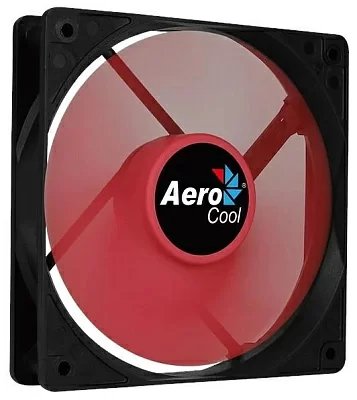 Вентилятор Aerocool Force 12 PWM Red (4пин 120x120x25мм 18.2-27.5дБ 500-1500 об/мин)