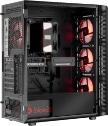 Компьютер BLOODY BD-PC RAB84T2 AMD Ryzen 5 7500F,  DDR5 32ГБ, 1ТБ(SSD),  NVIDIA GeForce RTX 5060 - 8 ГБ,  Windows 11 Home,  черный [2142036]