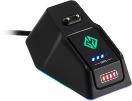 Мышь беспроводная GMNG GG-MS400WO, игровая, радио, оптическая, USB, 10000dpi, черный [1899942]