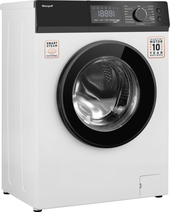 Стиральная машина Weissgauff WM 45127 Inverter Steam Touch класс: A+++ загр.фронтальная макс.:7кг белый инвертор