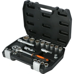 Набор торцевых головок FASTER TOOLS 1/2" CR-V 22 шт. 8827