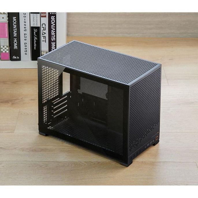Корпус без блока питания Case JONSBO D32 PRO, Mini-Tower, TG, no fan, 2xUSB-A 3.2 + 1xUSB-C 3.2, mATX, mDTX, mITX Black (D32 PRO BLACK)