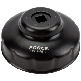 Чашечный фильтросъёмник FORCE D=76мм х12 граней Renault Logan 61917-7612