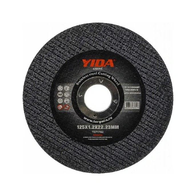 Круг отрезной по нержавеющей стали 125x1.2x22.2 мм TORGWIN T371782
