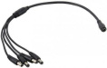 Разветвитель DC FALCON EYE W-SP1-4H,  0.4м черный
