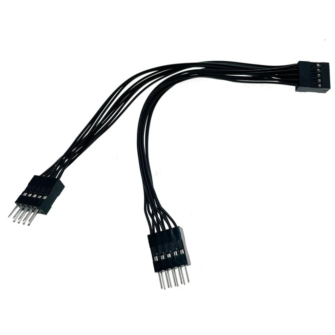 Espada Переходник с мат. Платы 10pin F to 2 IDC 10 Pin M 15см Ei9to215 46036