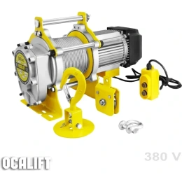 Лебедка строительная OCALIFT TSA 300 кг 60 м 1,5кВт 380в электрическая канатная TSA30060m380v