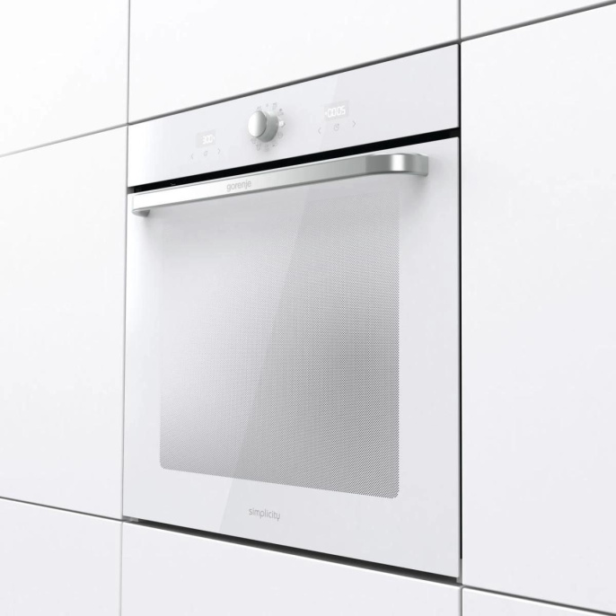Духовой шкаф электрический Gorenje BOS67371SYW,  77л,  дверца с 2 стеклами,  белый