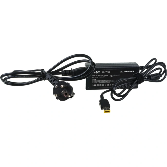 Блок питания для ноутбука Lenovo TopON 20V 3.25A USB Pin 65W ADLX65NCC2A TOP-Y65