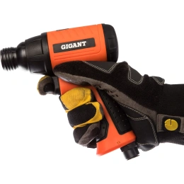 Пневмодолото (5 Дж; оснастка 10 мм шестигранник) Gigant RP4500 + 5 насадок