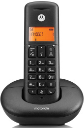 Р/Телефон Dect Motorola E201 черный АОН