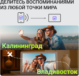 Цифровая фоторамка Digma PF-1155,  11", белый [pf1155w]