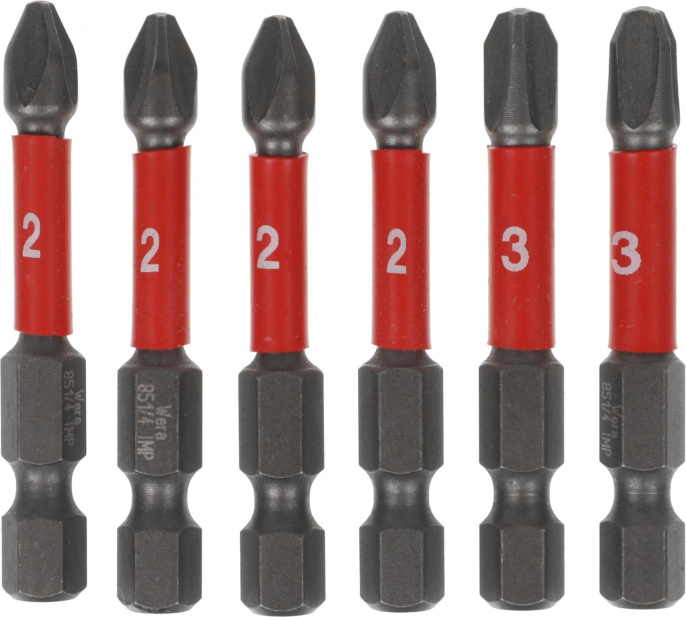 Набор бит WERA WE-057691,  универсальные,  шестигранный (1/4HEX - E),  6шт