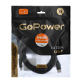 Кабель HDMI M /HDMI M 3M 00-00027306 BLACK GOPOWER