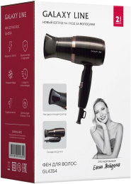 Фен Galaxy Line GL 4354 1600Вт черный 7070143540