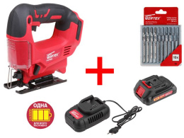 Аккум. лобзик WORTEX CJS 6529 в кор. ALL1 + АКЦИЯ! CJS652900029A3