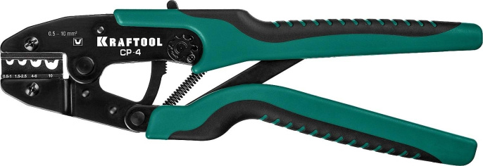 Пресс-клещи KRAFTOOL CP-4 для медных наконечников и гильз 0.5 - 10 мм2 45461-4
