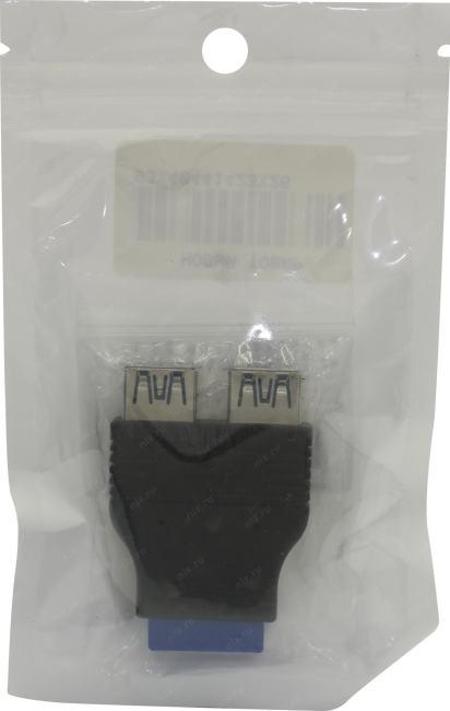 Espada Переходник с материнской платы Ei20U32, 20pin female на 2 порта USB 3.0 female Ei20U32 45366