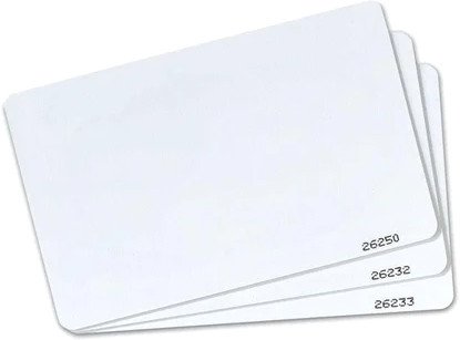 ID карта ZKTeco ID Card(Thick) (ключ-заготовка, EM Marine, с чипом TK4100, размер 86х54х1.6мм)