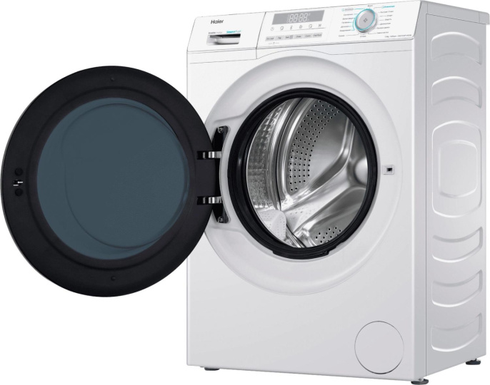 Стиральная машина HAIER HWD70-BP14929B, с фронтальной загрузкой, 7кг, 1400об/мин, с паром, с сушкой, инверторная
