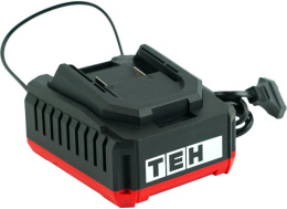 Дрель-шуруповерт TEH TDBL1520-1B (напряжение: 20 В, обороты: 0-500/2200 об/мин, крутящий момент: 150 нм, быстрозажимной патрон: 13 мм, в комплекте: крюк для ремня, комплектация: акб 4 ач, зу, кейс stack)