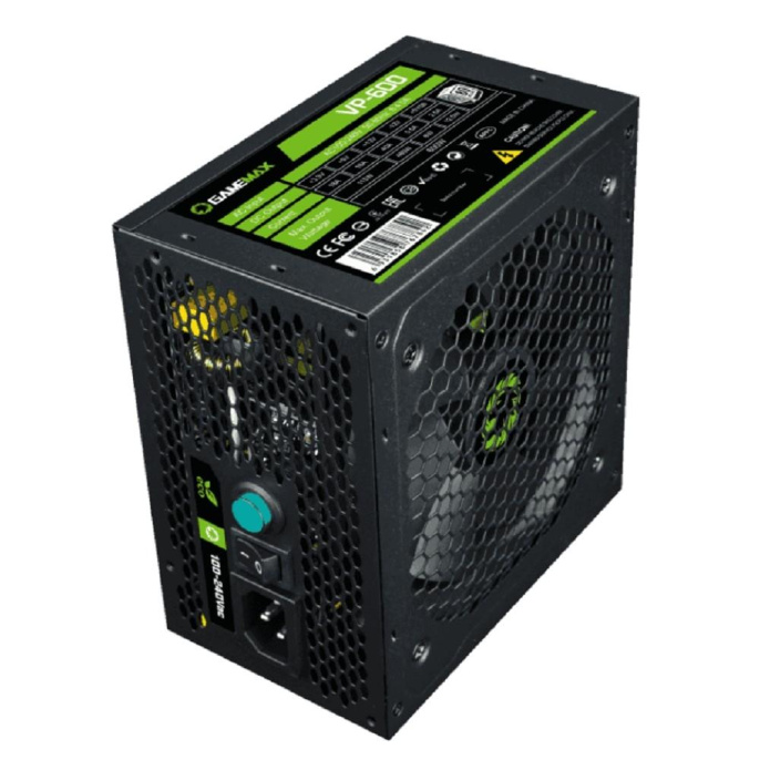 GameMax Блок питания ATX 600W VP-600 80+, Ultra quiet