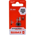 Насадка SHOCKWAVE (2 шт; SL0.6x4.5; 25мм) Milwaukee 4932430901