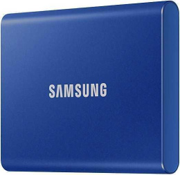 Внешний накопитель Samsung T7 2TB MU-PC2T0H/WW (синий) USB-C, запись - 1000МБ/с, чтение - 1050МБ/с