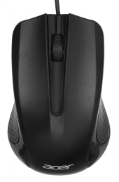 Мышь проводная Acer OMW010, оптическая, USB, 1200dpi, черный [zl.mceee.001]