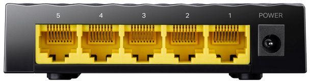 Коммутатор CUDY GS105D, неуправляемый