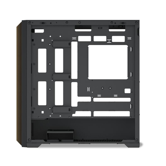 Корпус ПК без блока питания Case SAMA Z60 Black, Midi-Tower, TG, 4x140mm ARGB, 2xUSB 3.0 + 1xUSB 3.1 Type-C, E-ATX, ATX, mATX, mITX Black Z60-BKAWA4X1-GL