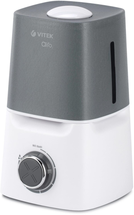 Увлажнитель воздуха ультразвуковой Vitek VT-2334,  2.8л,  белый/серый