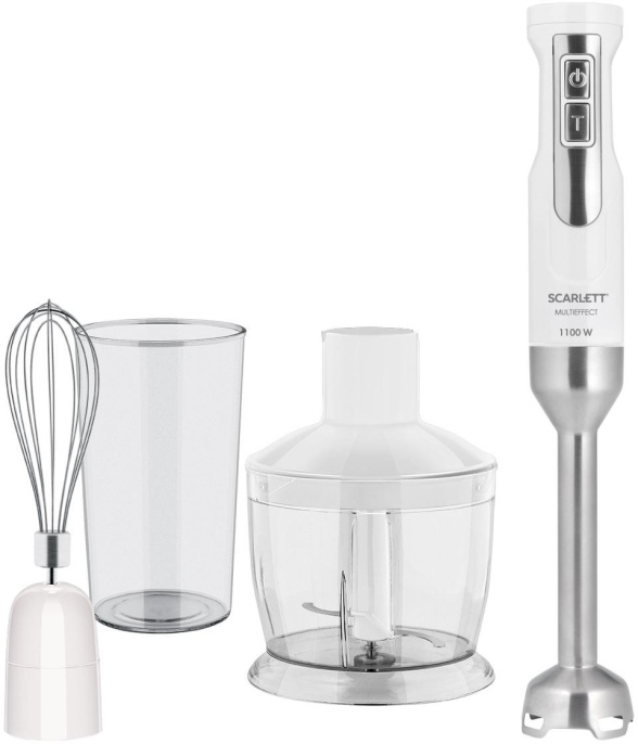 Блендер погружной Scarlett SC-HB42F09 1100Вт белый