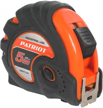 Рулетка строительная Patriot Platinum MPT-5L, 5м x 25мм [350005015]