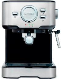 Кофеварка рожковая Vitek VT-1520 850Вт серебристый