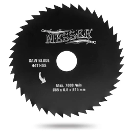 Диск HSS универсальный 85x15x0.8 мм, 44T для циркулярной мини-пилы М200 MESSER 10-40-852