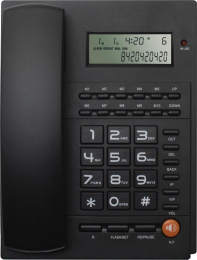 Телефон проводной Ritmix RT-420 черный 80002754