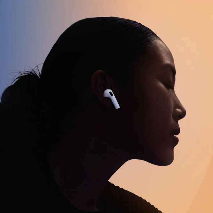 Наушники Apple AirPods 4 ANC A3055,A3056,A3059, Bluetooth, вкладыши, белый [mxp93za/a]