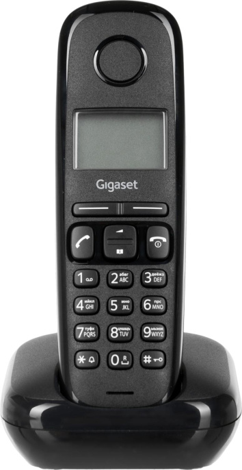 Р/Телефон Dect Gigaset A170 DUO черный (труб. в компл.:2шт) АОН