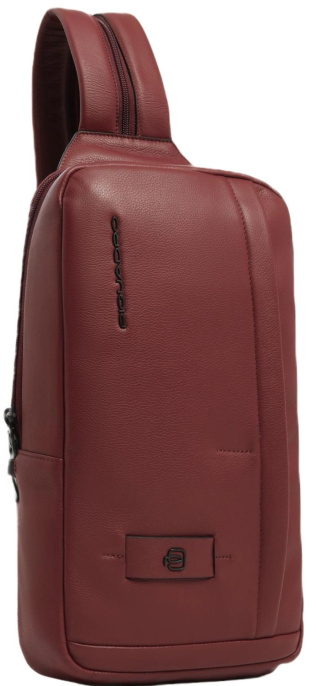 Рюкзак слинг Piquadro Russel CA6764W137/CU красное дерево кожа