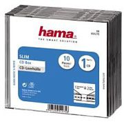 Коробка Hama на 1CD/DVD H-51275 прозрачный (упак.:10шт)HAMA