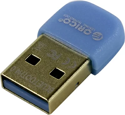 Адаптер Bluetooth ORICO BTA-403-BL Bluetooth 4.0, Голубой ORICO-BTA-403-BL