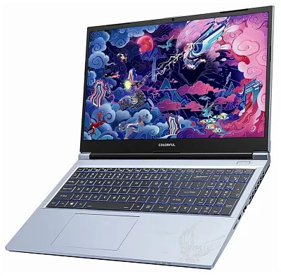 Ноутбук Colorful X15 AT 23 Intel Core i7-12650H/16Gb/SSD512Gb/RTX4060 8Gb/15.6"/IPS/FHD/144Hz/180W/Win11/Grey (A10003400436)
