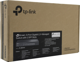 Коммутатор TP-LINK TL-SG3210 Управляемый коммутатор JetStream 8UTP1000Mbps + 2SFP . Б/У