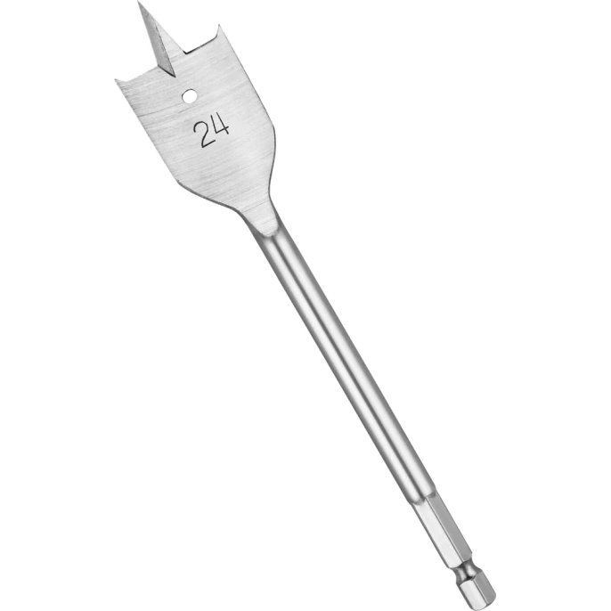 Сверло перовое по дереву (24 мм; шестигранный хвостовик) vertextools 1133-24