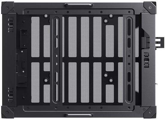 Корпус без блока питания Case JONSBO C6 Handle, Mini-Tower, no fan, 1xUSB-A 3.0 + 1xUSB-C 3.1, mATX, mITX Black (C6 Handle Black)