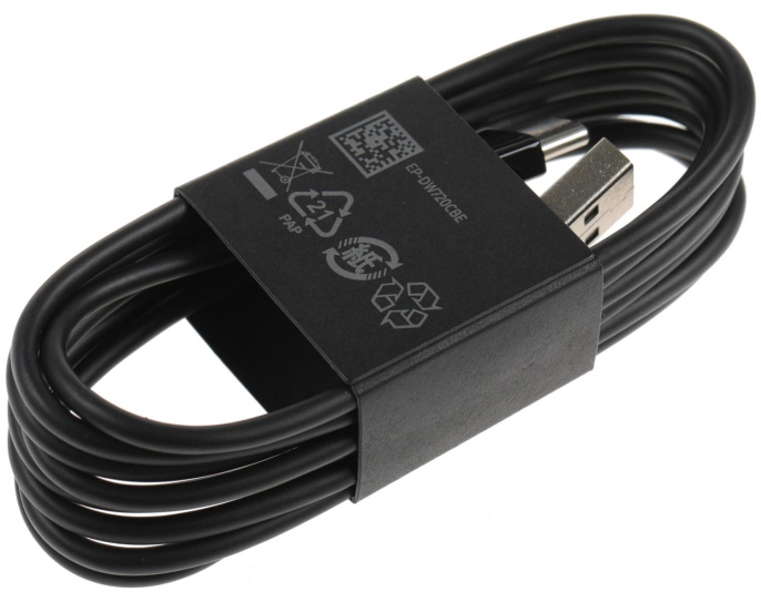 Кабель SAMSUNG EP-DG930IBRGRU,  USB Type-C (m) -  USB (m),  1.5м,  черный